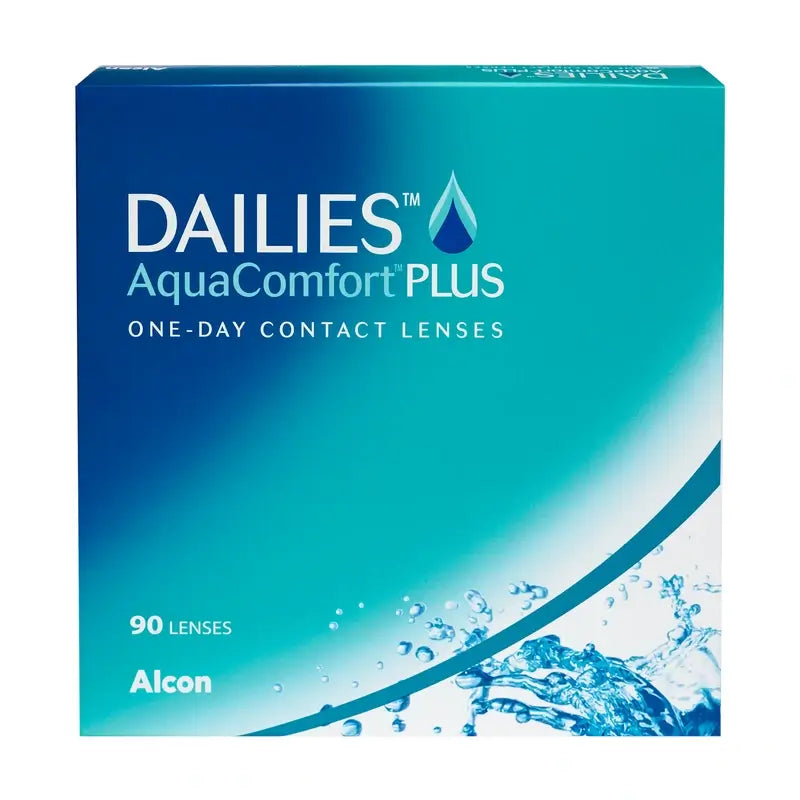 Dailies AquaComfort Plus Lentilles Sphériques Quotidiennes , 90 unités