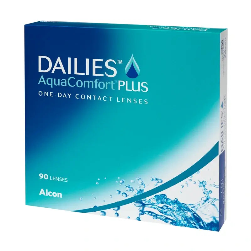 Dailies AquaComfort Plus Lentilles Sphériques Quotidiennes , 90 unités