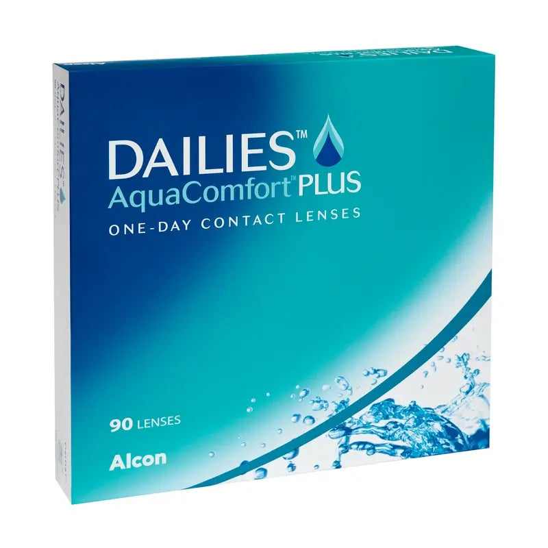 Dailies AquaComfort Plus Lentilles Sphériques Quotidiennes , 90 unités