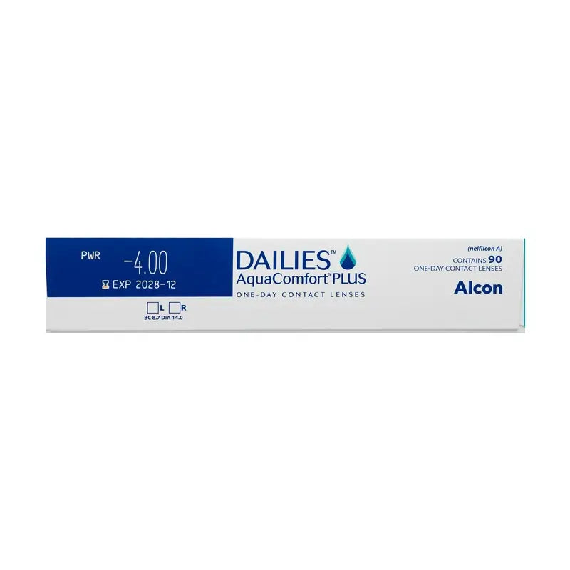 Dailies AquaComfort Plus Lentilles Sphériques Quotidiennes , 90 unités