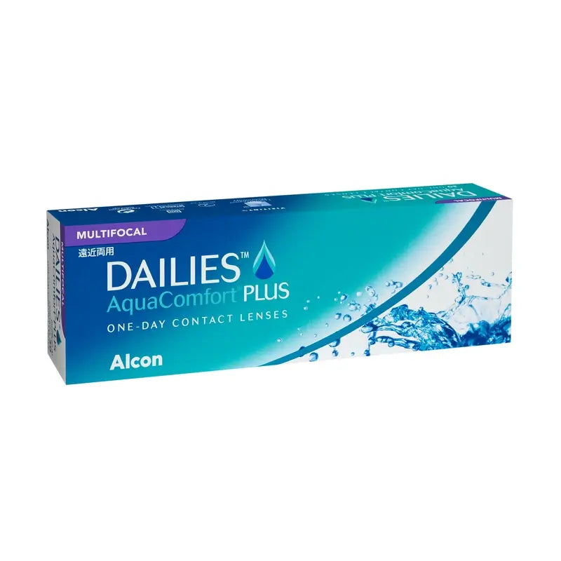 Lentilles multifocales quotidiennes Dailies AquaComfort Plus, 30 unités