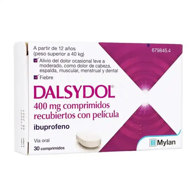 Dalsydol 400 mg, 30 comprimés pelliculés