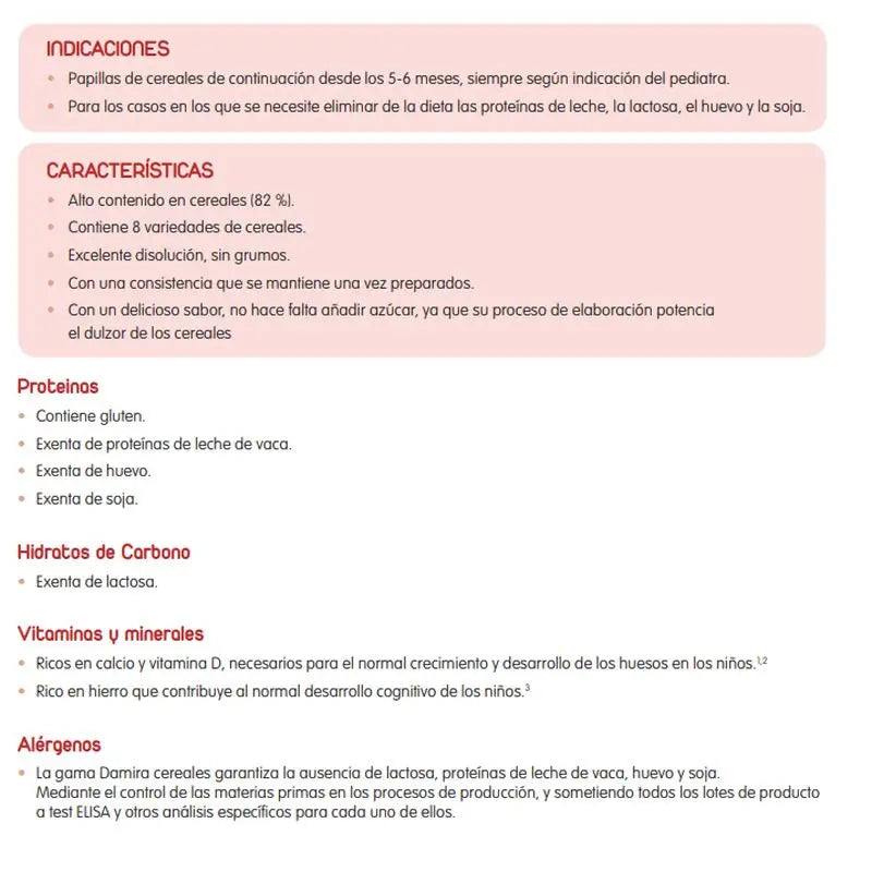 Damira Multicéréales avec biscuits, 600 g