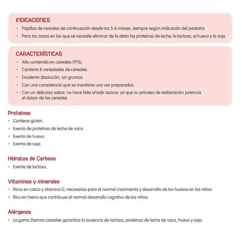 Damira Multicéréales au miel 600 g