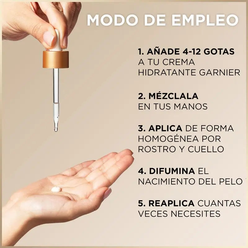 Delial Natural Bronzer Gouttes autobronzantes pour le visage à l'acide hyaluronique et à l'eau de coco - 30 Ml