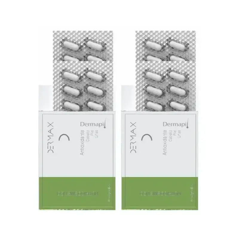 Dermax Dermapil Cheveux, Peau et Ongles, Pack 2 x 30 gélules