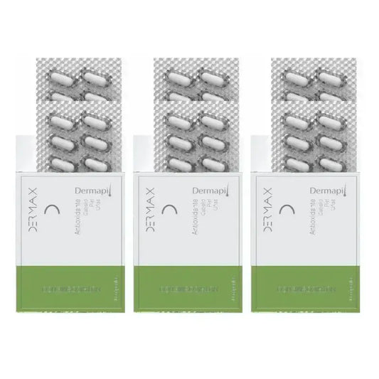Dermax Dermapil Cheveux, Peau et Ongles, Pack 3 x 30 gélules