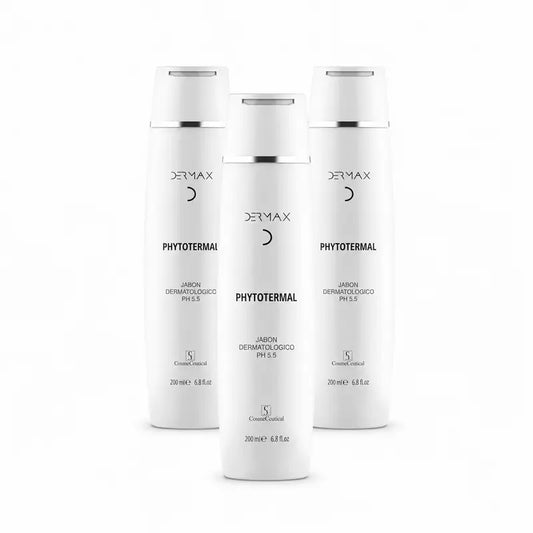 Dermax Phytotermal Savon dermatologique pH 5,5, lot de 3 x 200 ml