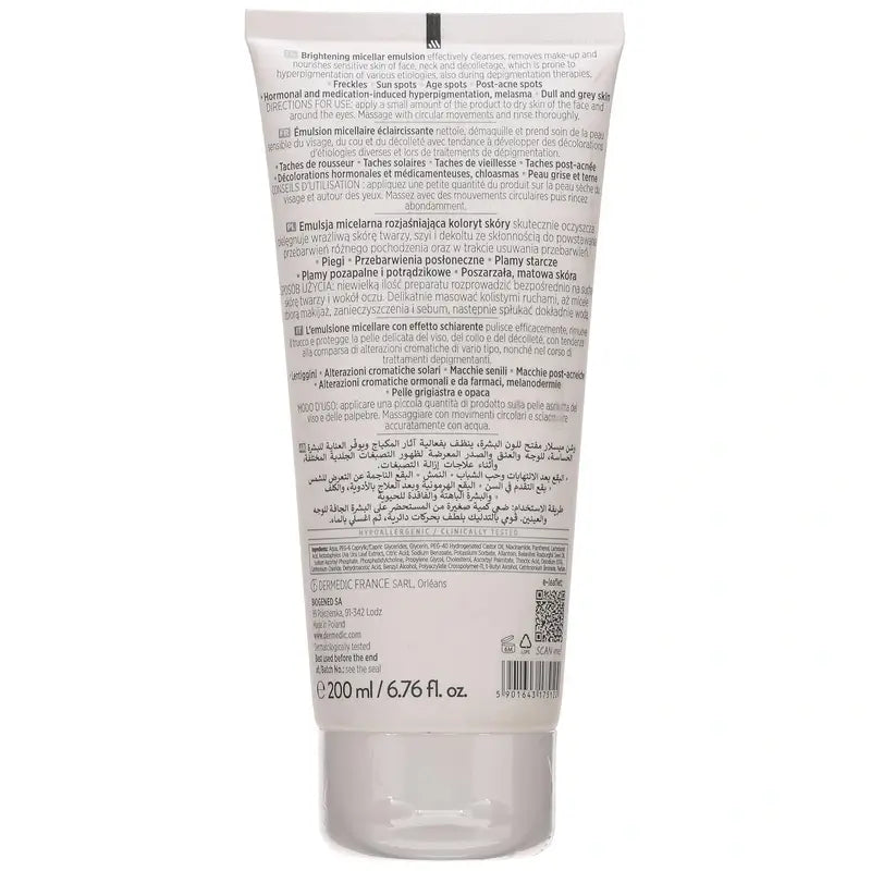 Dermedic Melumin Émulsion micellaire anti-taches - Éclaircissante, 200 ml
