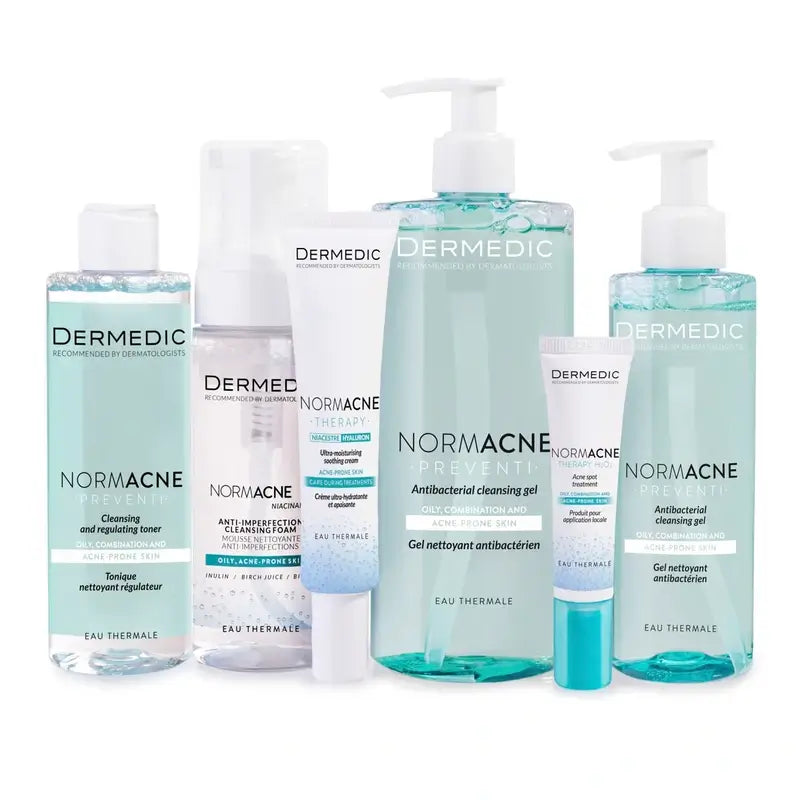 Gel nettoyant antibactérien Normacne de Dermedic, 200 ml