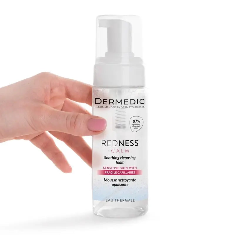 Dermedic Mousse nettoyante apaisante contre les rougeurs, 170 ml