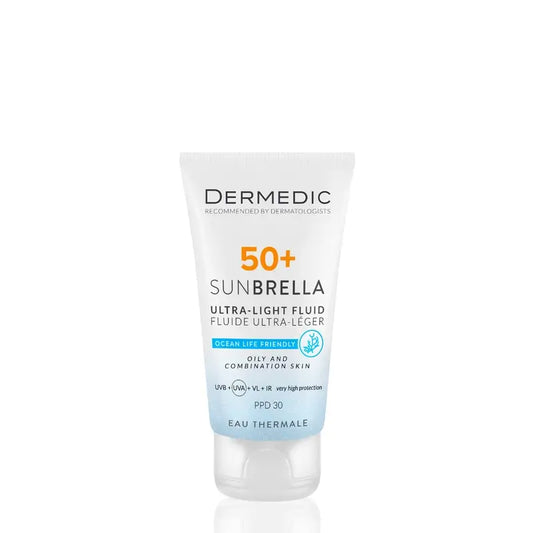 Dermedic Sunbrella Fluide Ultraléger Spf 50+ Peau grasse et mixte, 40 ml