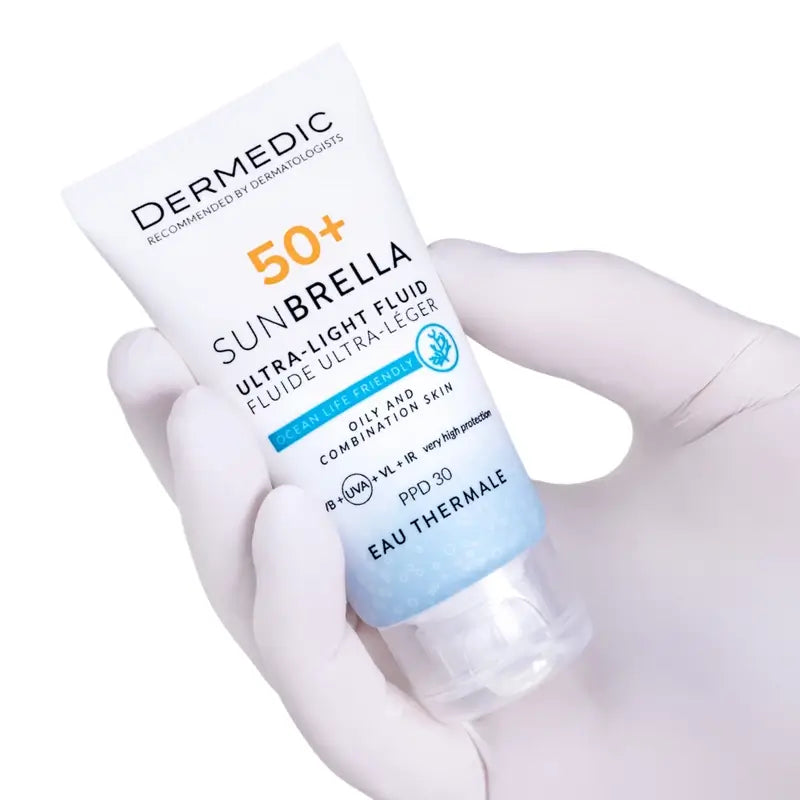 Dermedic Sunbrella Fluide Ultraléger Spf 50+ Peau grasse et mixte, 40 ml
