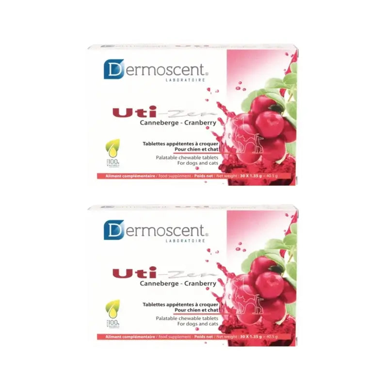 Dermoscent Uti-Zen Chiens Chats, 2X30 Comprimés