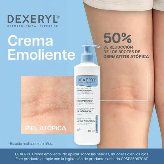 Dexeryl Crème émolliente, 500 gr