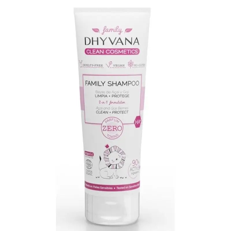 Dhyvana Champu Familiar Con Bayas Açai Y Goji 200Ml.