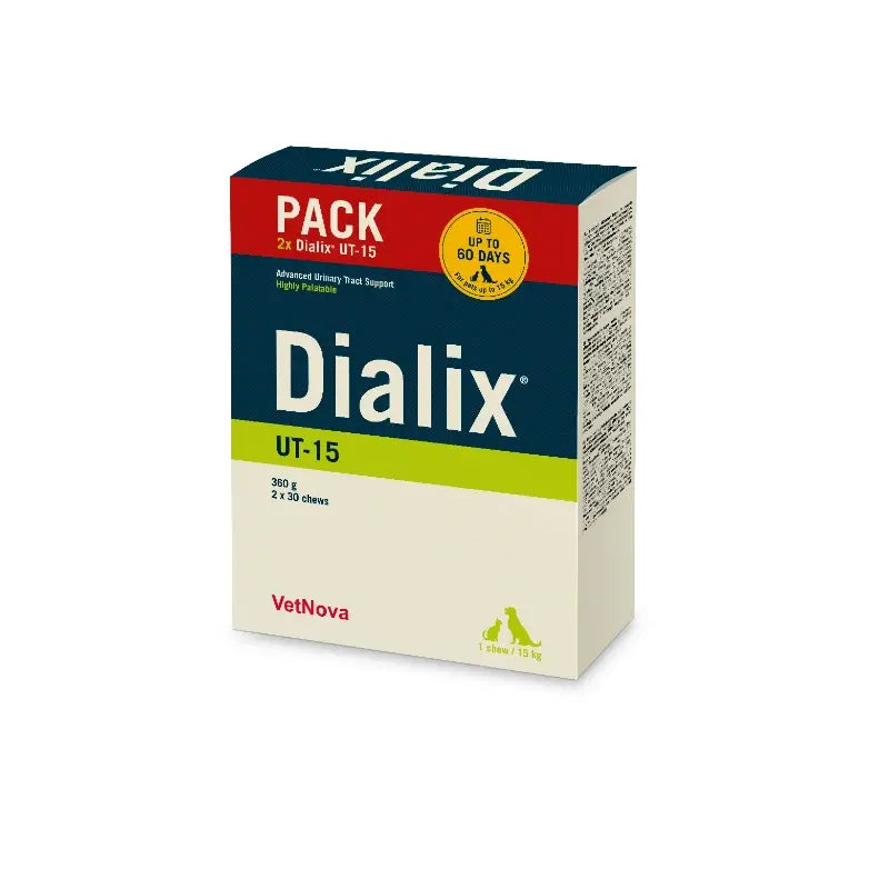Dialix® Ut - 15 Duopack (2 x 30 comprimés à croquer), 60 unités