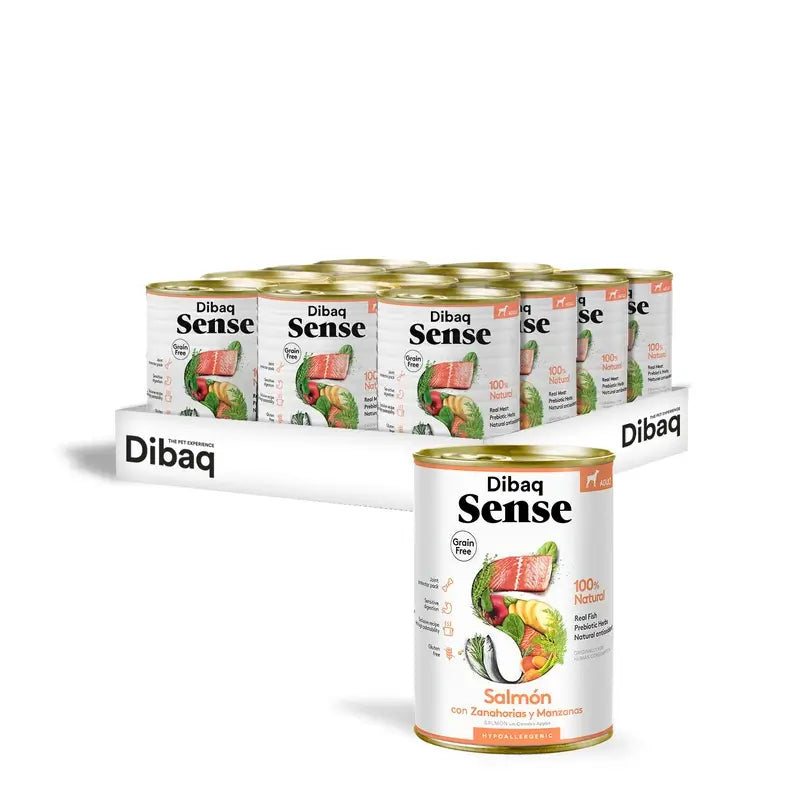 Dibaq Sense Wet Dog Food – Salmon, 12 x 380 g
