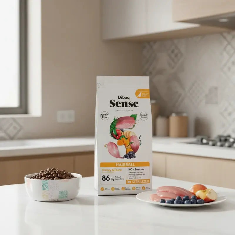 Dibaq Sense Grain-Free Hairball Cat Food, 1.5 kg