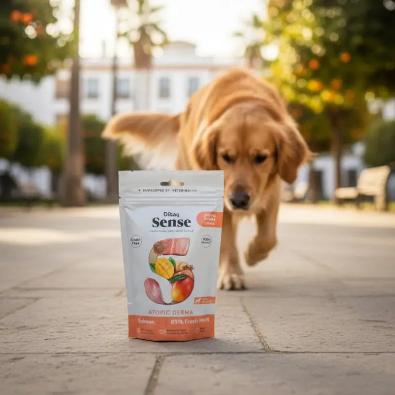 Dibaq Sense Snack for Dogs with Atopic Skin, Salmon, 8 x 100 g