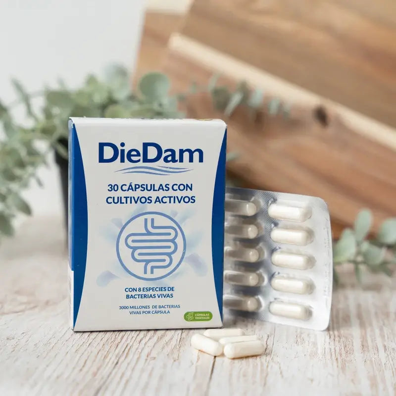 Diedam Probiotic In Enteric Capsules - Lactobacillus, Bifidobacteria et Inuline