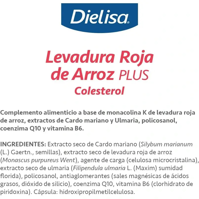 Dietisa Red Yeast Rice Plus , 30 gélules