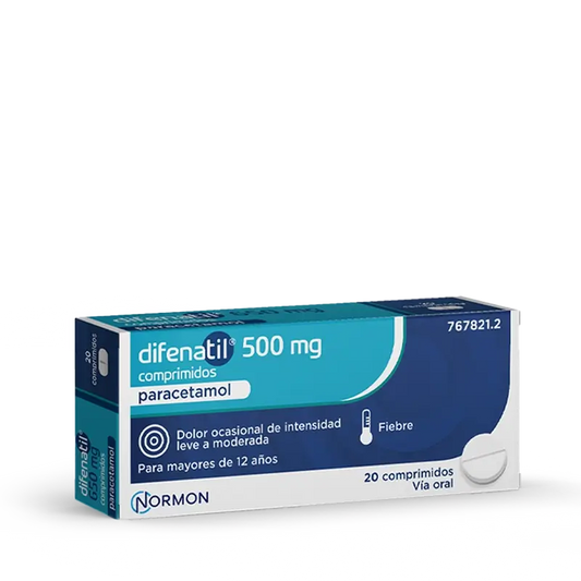 Difenatil 500 Mg, 20 comprimés