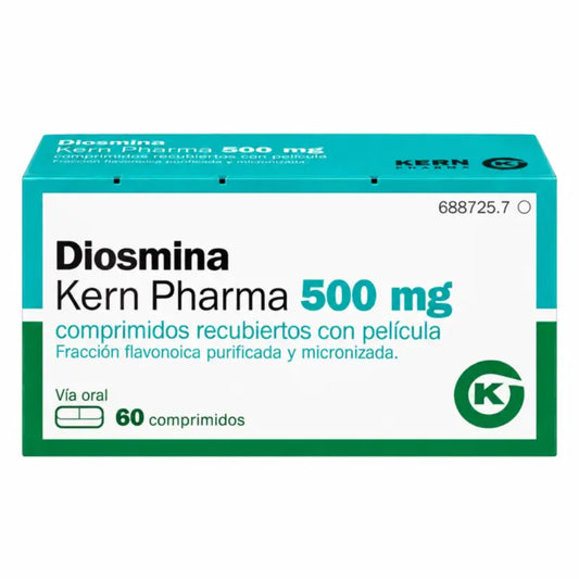 Diosmine Kern Pharma 500 mg, 60 comprimés pelliculés