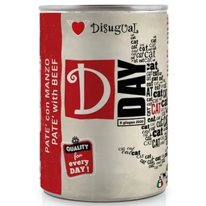 Disugual D-Day Cat Beef 6X400Gr