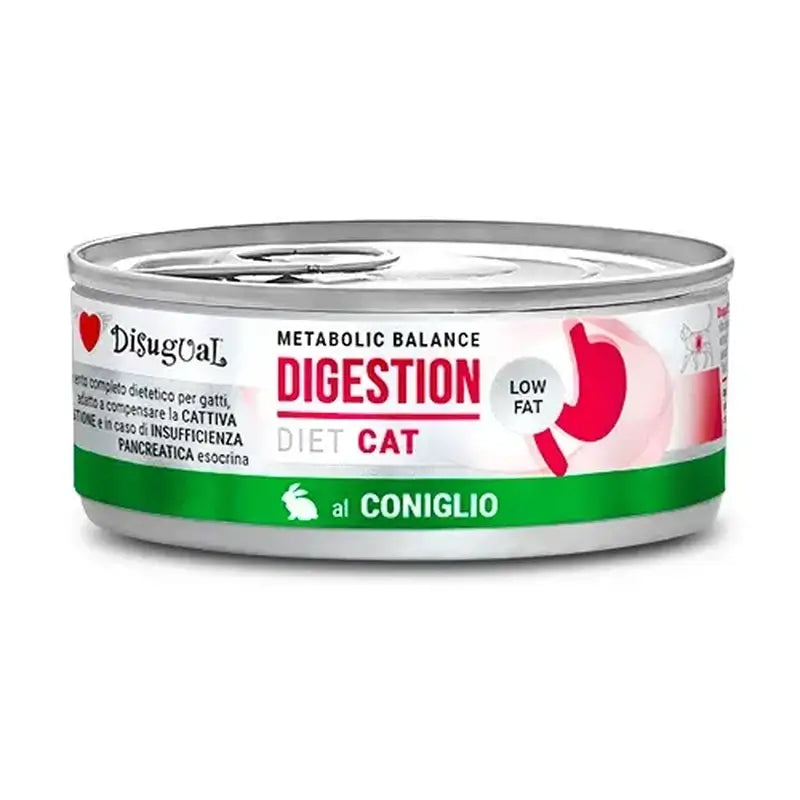 Disugual Diet Cat Digestion Low Fat Rabbit 12X85Gr