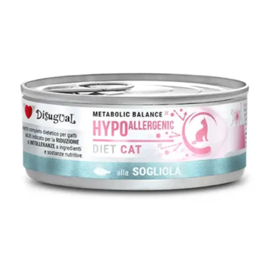 Disugual Diet Cat Hypoallergénique à la sole, 12 x 85