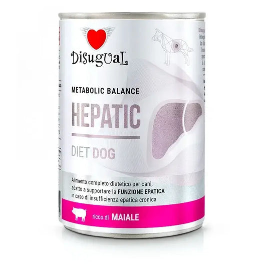 Disugual Diet Chien Hépatique Porc 6X400Gr
