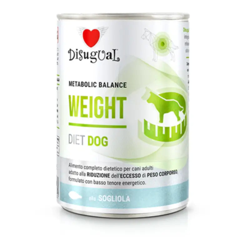 Disugual Diet Dog Weight Lenguado, 6 x 400