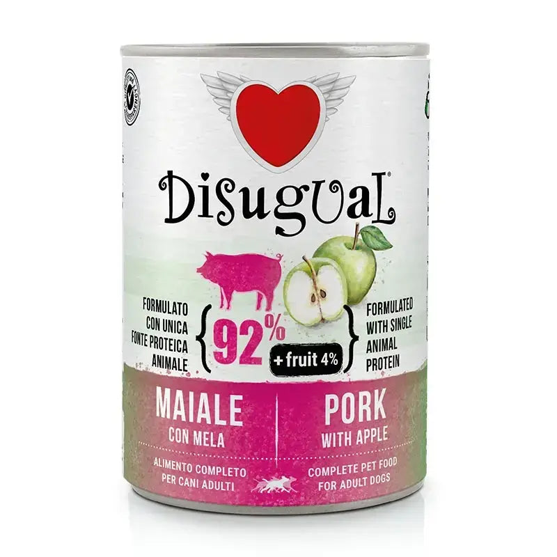 Disugual Fruit Dog Porc Pomme 6X400Gr