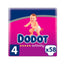 Dodot Activity Size 4, 58 Nappies
