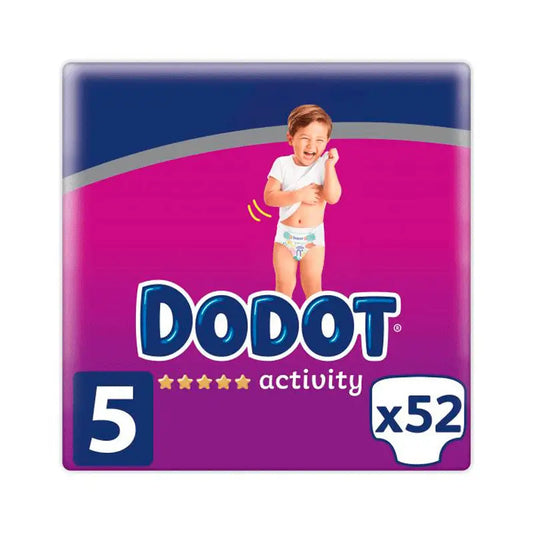Dodot Activity Nappy Size 5 (12-16 Kg), 52 pieces
