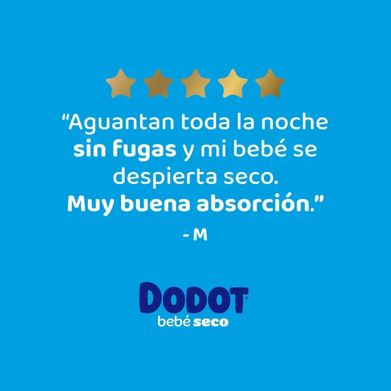 Dodot Baby Dry Taille 4 (10-15kg), 62 couches