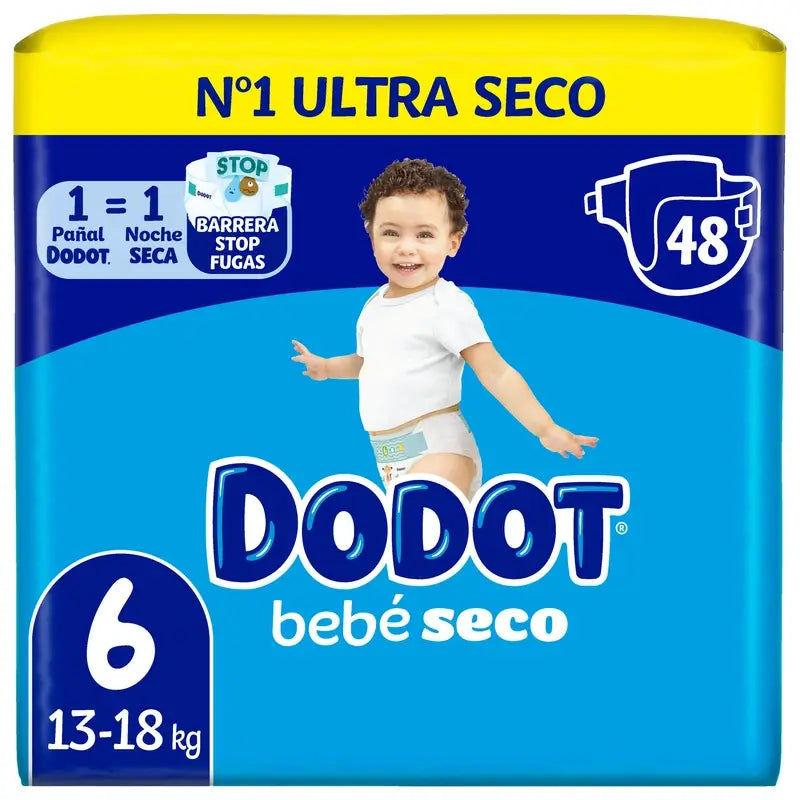 Dodot Baby Dry Taille 6, 48 couches