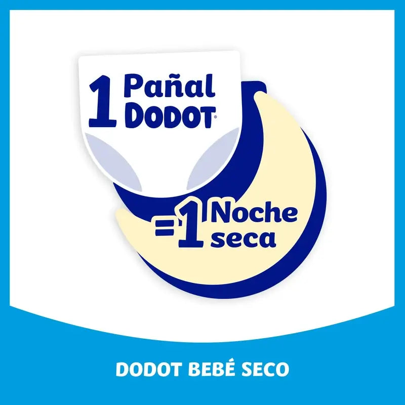 Dodot Baby Dry Taille 3 (6-10 kg), 62 couches