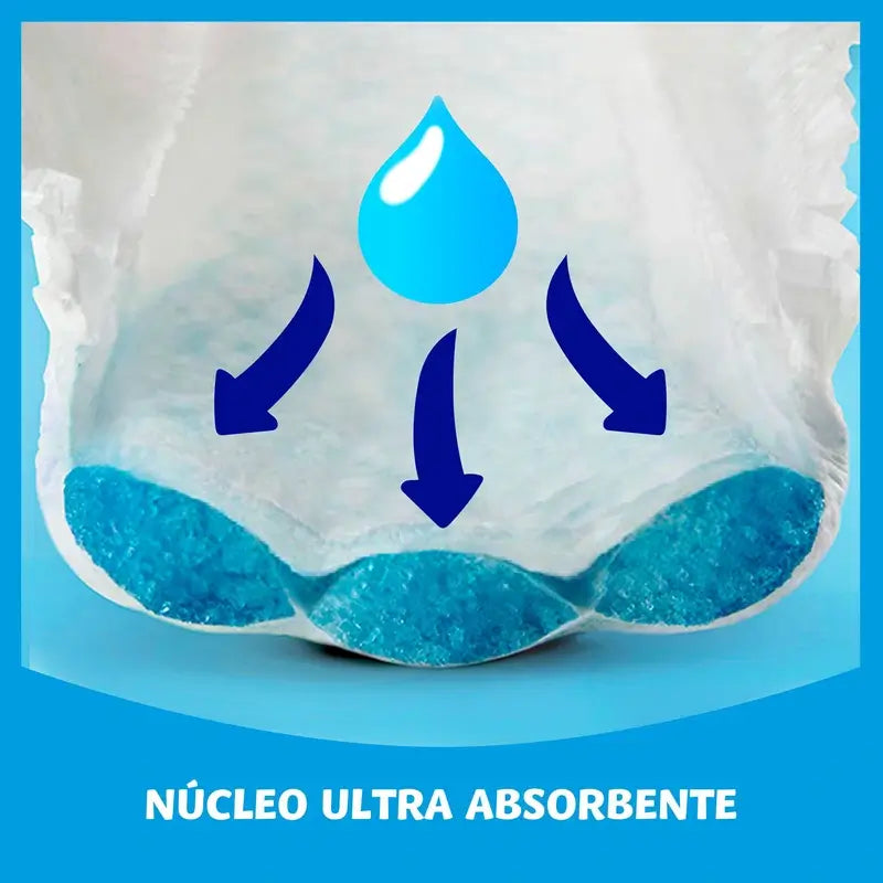 Dodot Baby Dry Taille 3 (6-10 kg), 62 couches