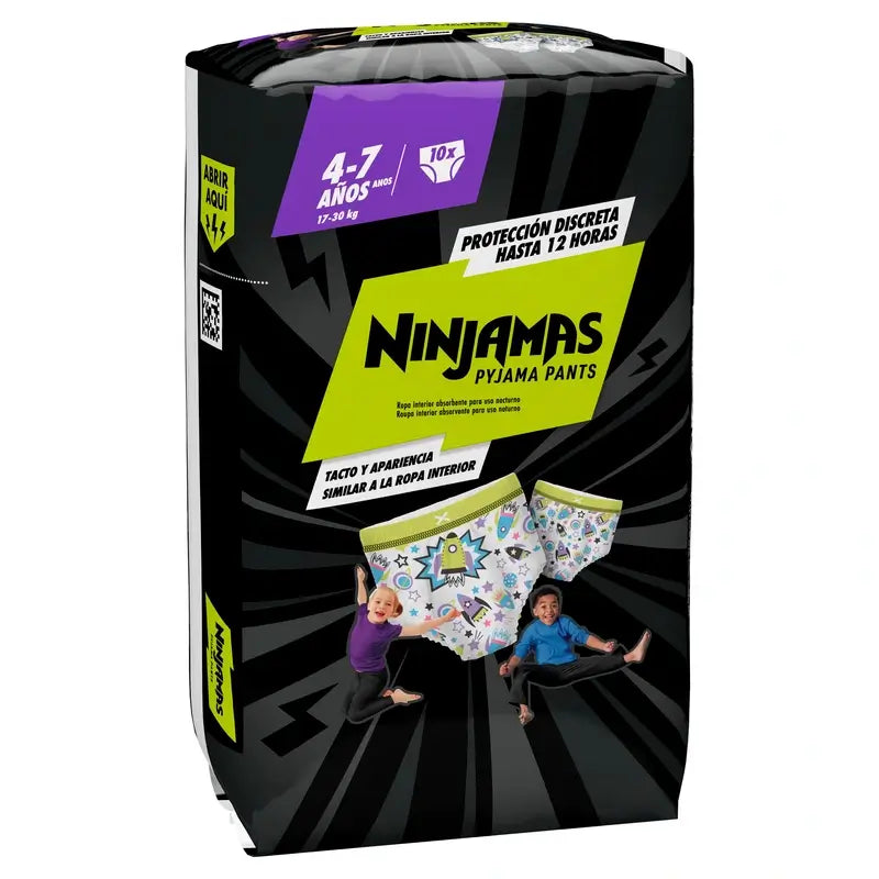 Dodot Ninjamas Rocket Nappy Size 7 , 10 pieces