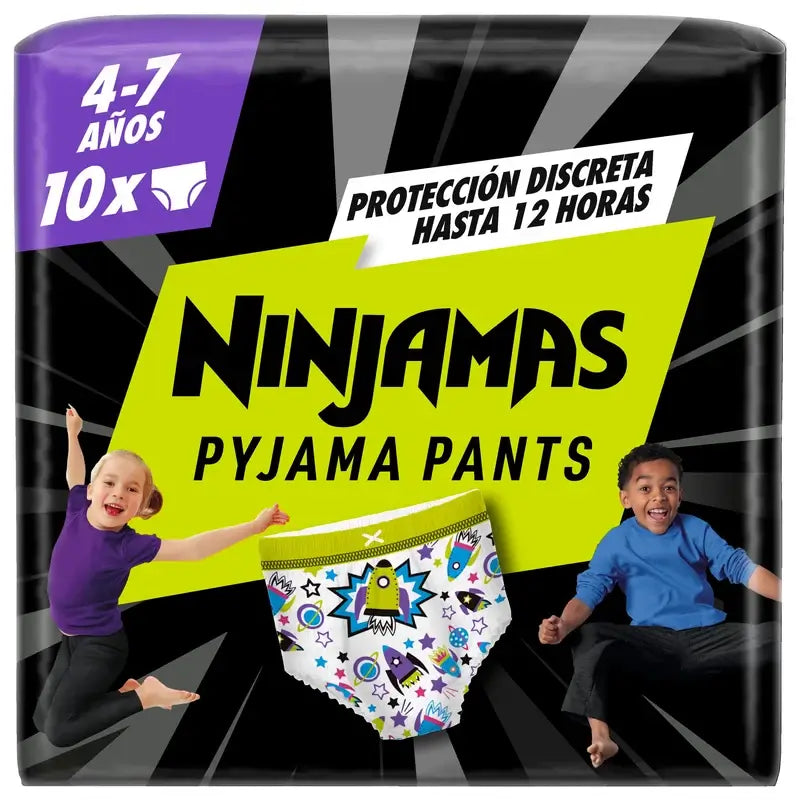 Dodot Ninjamas Taille 7 Rocket, 10 Couches