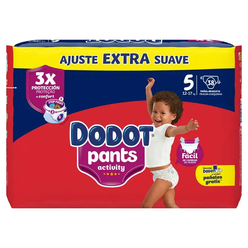 Pantalon Dodot Activité Taille 5, 38 Couches