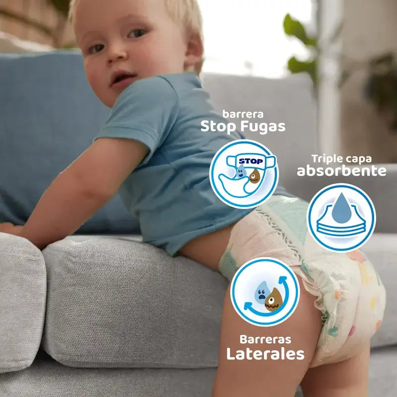 Dodot Baby Dry Taille 3+ (7-11 Kg), 66 couches