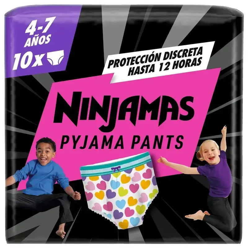 Dodot Ninjamas Taille 7 Coeur, 2X10 Couches