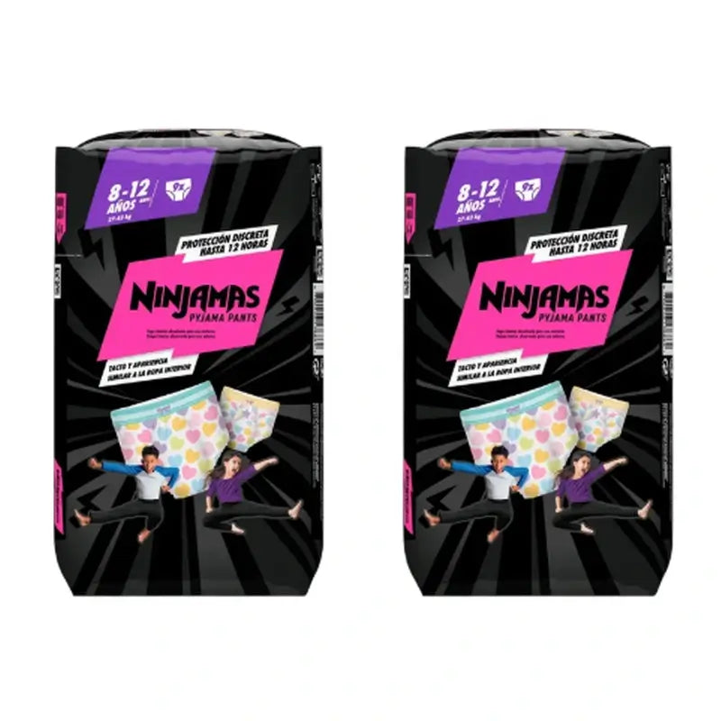 Dodot Ninjamas Taille 8 Coeur, 2X9 Couches