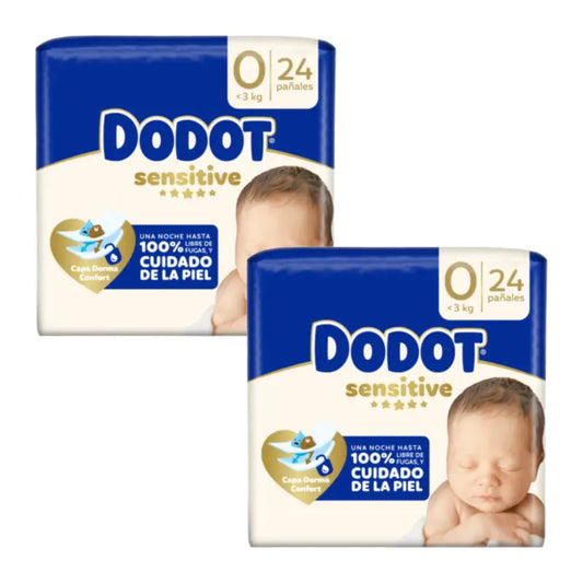 Dodot Sensitive Taille 0 Nouveau-né, 48 couches
