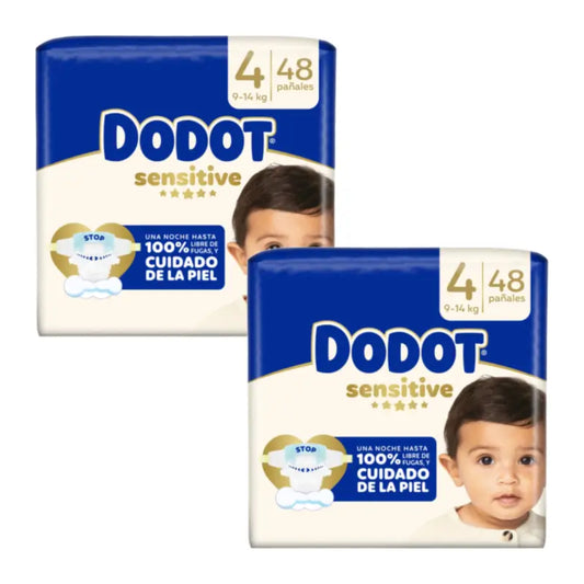 Dodot Sensitive Taille 4 (6-10 Kg), 96 couches
