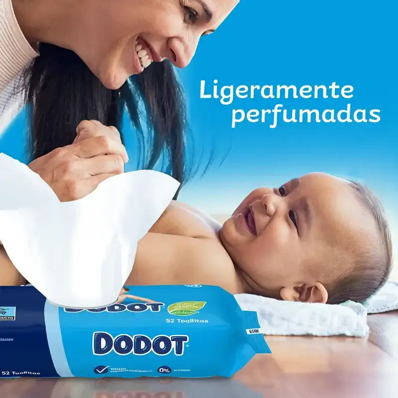 Dodot Baby Wipes, 2x64 pièces