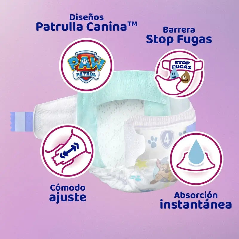 Dodot Activity Taille 4+, 10kg-15kg, 144 couches